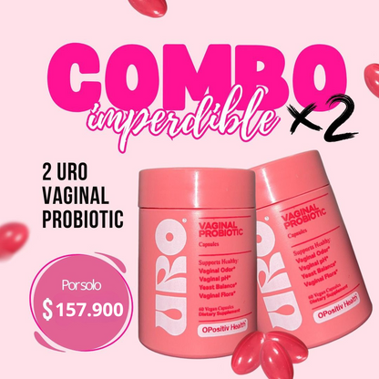 COMPRA 1 LLÉVATE 2 - Probiótico Vaginal URO™ Tecnologia Americana - SOLO HOY 50%