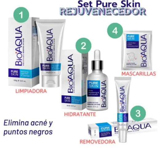 KIT 4x1 Anti Acne Bioaqua™ - ¡OFERTA HASTA AGOTAR EL STOCK!